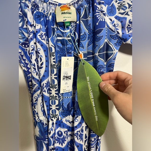 Farm Rio Tile Dream Maxi Dress - Picture 6 of 7